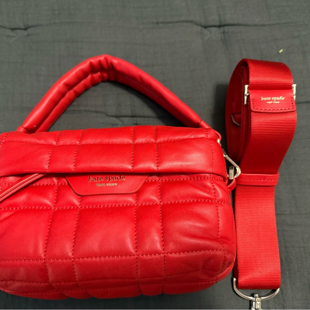 Kate Spade Red Quilted Women's Bag